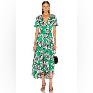 Alexis Sundara Wrap Dress Floral Print Size XS NWT